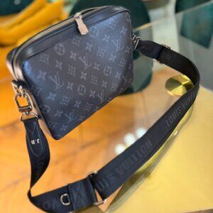 Louis Vuitton Trio Messenger Bag Monogram Eclipse Crossbody